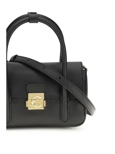 Coccinelle Mini Top-handle Tote Bag In Black