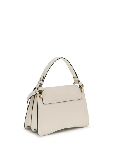 Coccinelle Small C-me Logo-detail Shoulder Bag In White
