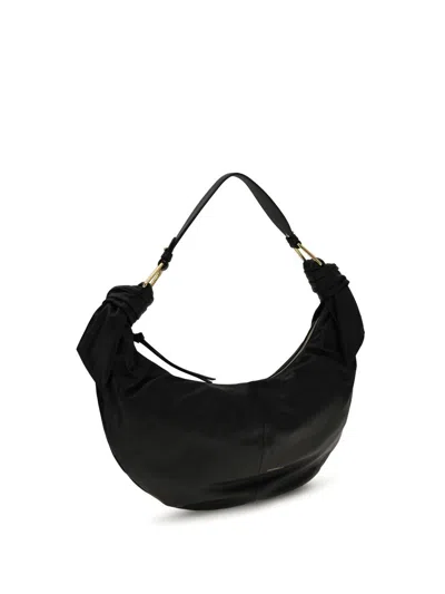 Coccinelle Furoshiki Shoulder Bag Adjustable Strap In Black