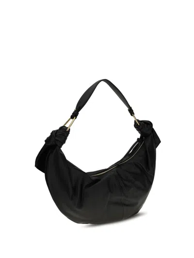 Coccinelle Furoshiki Shoulder Bag Adjustable Strap In Black