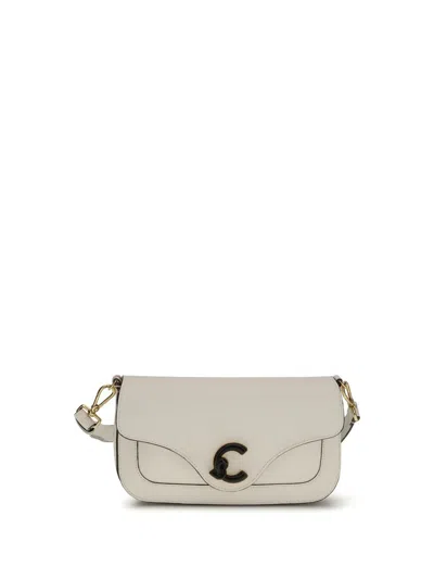 Coccinelle C-me Logo-plaque Shoulder Bag In Pattern