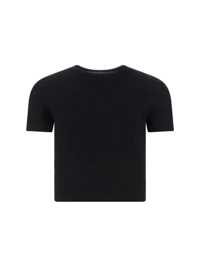 Fendi Black Cotton Top In Black