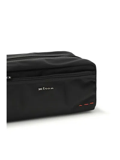 Kiton Black Nylon Other Accessories In Black