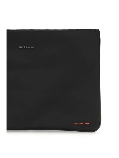 Kiton Clutches In Black