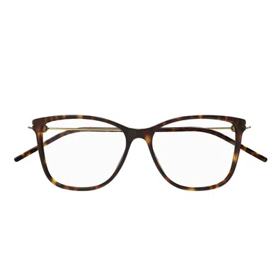 Gucci Eyewear Eyeglass In Brown