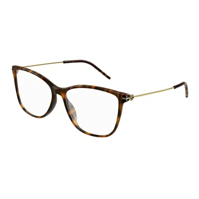 Gucci Eyewear Eyeglass In Brown