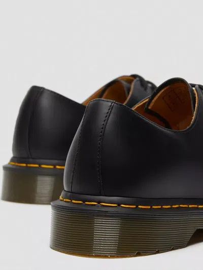 Dr. Martens Black 1461 Quad Oxfords In Black Polished Smooth