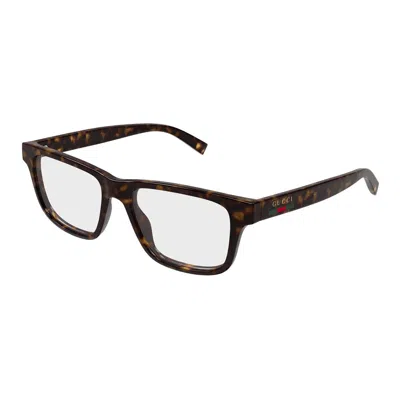 Gucci Eyewear Rectangular Frame Glasses In Multi
