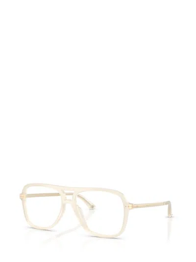 Jimmy Choo Full-rimmed Plano Lenses In White