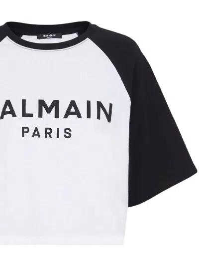Balmain T-shirts And Polos In White