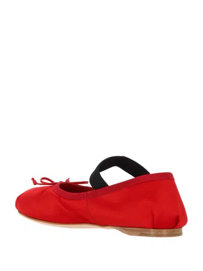 Miu Miu Flat Shoes In Red