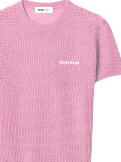 Miu Miu Sweaters In Pink
