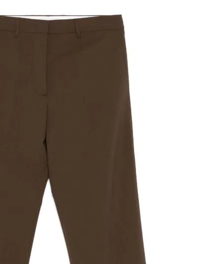 Miu Miu Trousers In Brown