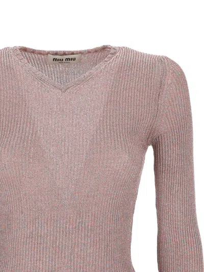 Miu Miu Sweaters In Orange