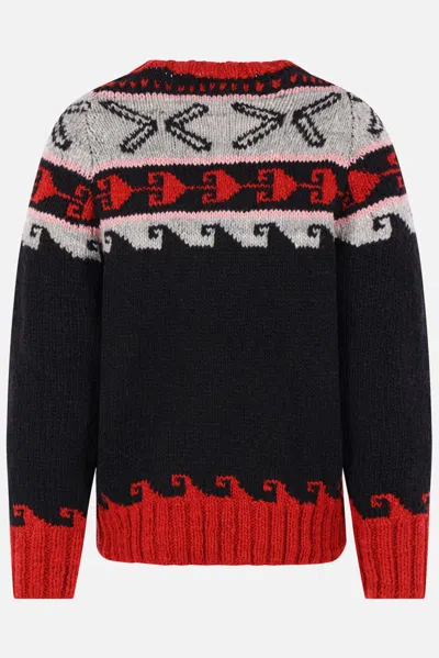 Chamula Geometric-pattern Sweater In Black