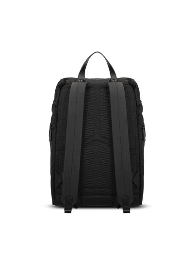 Prada Backpack In Re-nylon And Saffiano Leather In Black