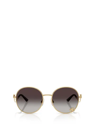 Dolce & Gabbana Eyewear Sunglasses In Gold