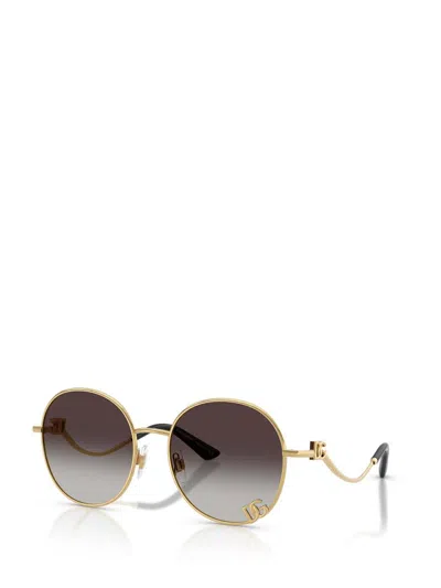 Dolce & Gabbana Eyewear Sunglasses In Gold