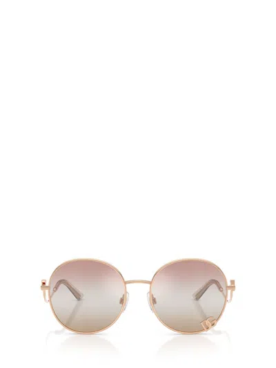 Dolce & Gabbana Eyewear Sunglasses In Gold