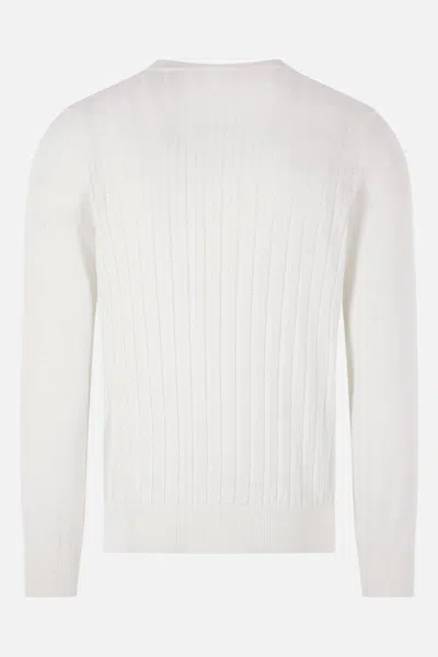 Brunello Cucinelli Ribbed Sweater In Brown