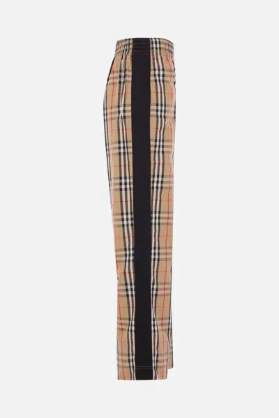 Burberry Trousers In Orange