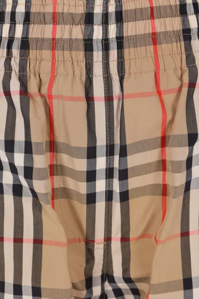Burberry Trousers In Orange