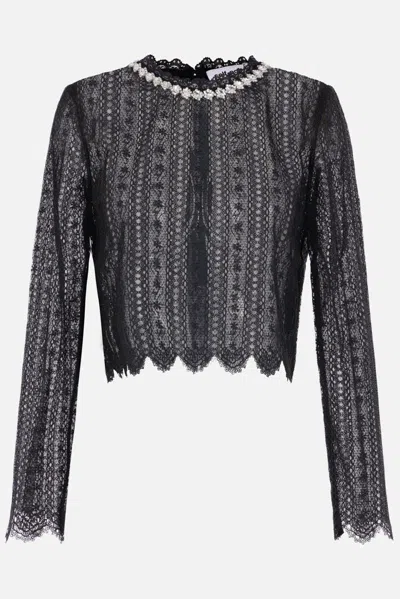 Self-portrait Shirts In Black