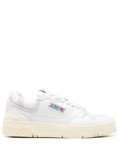Autry Leather Clc Sneakers In White