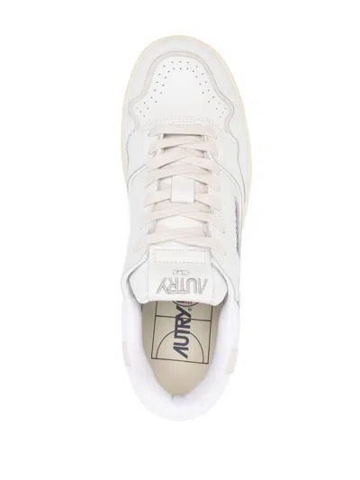 Autry Leather Clc Sneakers In White