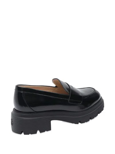 Stuart Weitzman Hudson Lite Loafers In Black