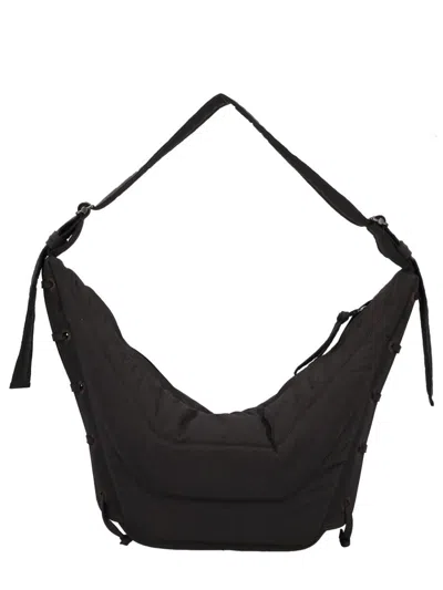 Lemaire Medium Soft Game Quilted Nylon-canvas Shoulder Bag In Brown