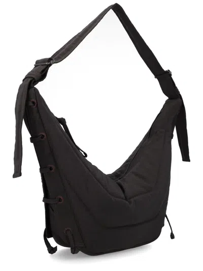 Lemaire Medium Soft Game Quilted Nylon-canvas Shoulder Bag In Brown