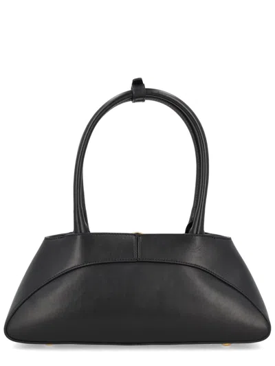 Marine Serre Aurora Baguette Bag In Black
