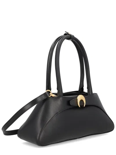 Marine Serre Aurora Baguette Bag In Black