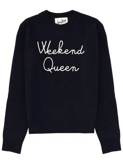 Mc2 Saint Barth New Queen Jersey In Blue