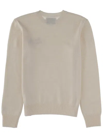 Mc2 Saint Barth New Queen Jersey With Embroidery In Brown