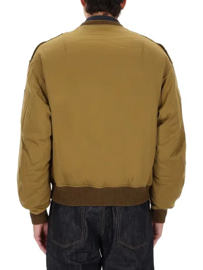 Visvim Brown Solid Mock Collar Jacket In Brown