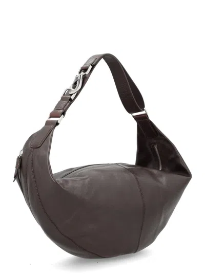 Lemaire "quiver Clip" Bag In Brown