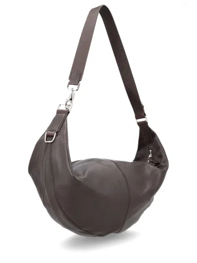 Lemaire "quiver Clip" Bag In Brown