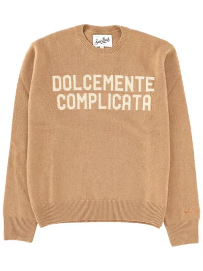 Mc2 Saint Barth Maglia New Queen In Brown