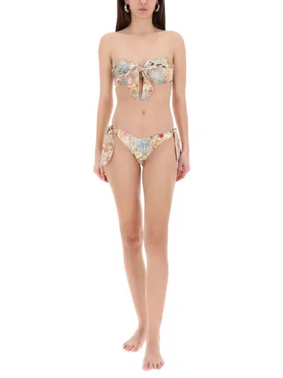Zimmermann "daylight" Bikini Top In Multi