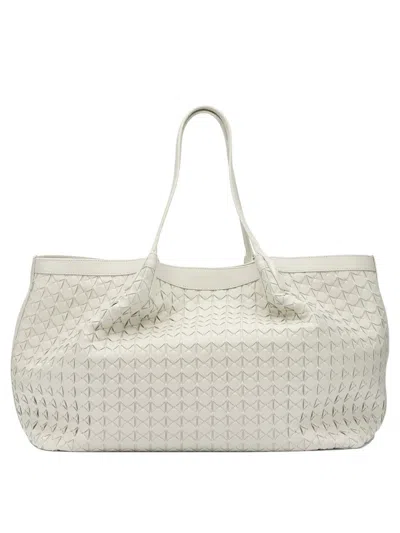 Serapian "secret" Large Shoulder Bag In White