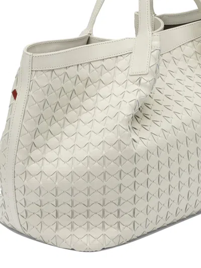 Serapian "secret" Large Shoulder Bag In White