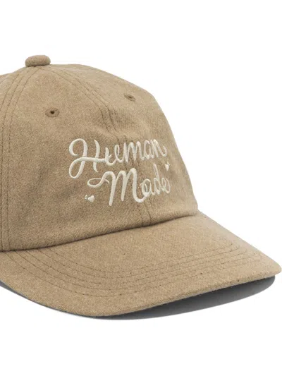 Human Made Wool Baseball Cap In Brown