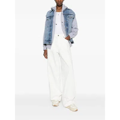 Haikure Betty Bull 44 Straight Leg Denim Trousers In Yellow