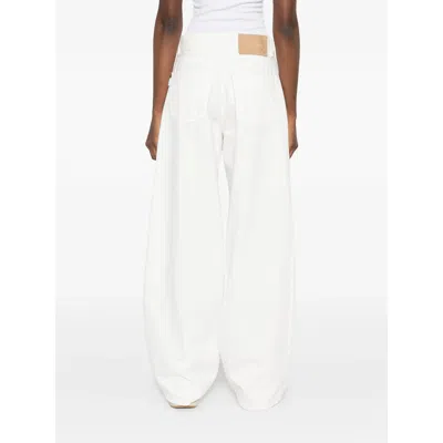 Haikure Betty Bull 44 Straight Leg Denim Trousers In Yellow