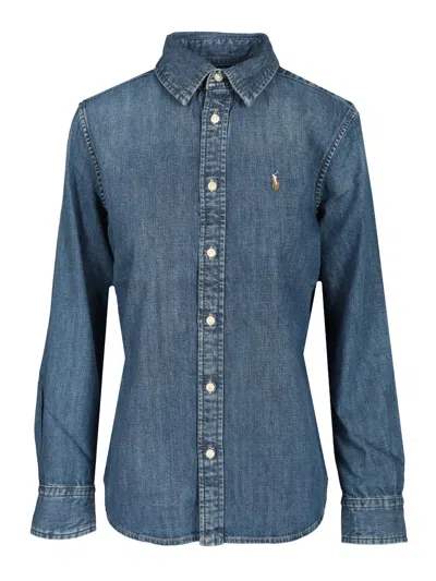 Polo Ralph Lauren Denim Shirt Shirts Blue