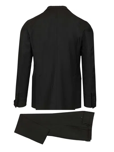 Tagliatore Montecarlo 100 Lana Saglia Super 100s Dresses Black In Black