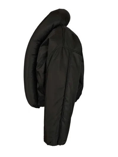Alaïa Alaia Puffer Jacket With A High Neck In Black