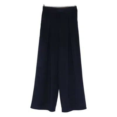 Max Mara Pants Blue In Blue